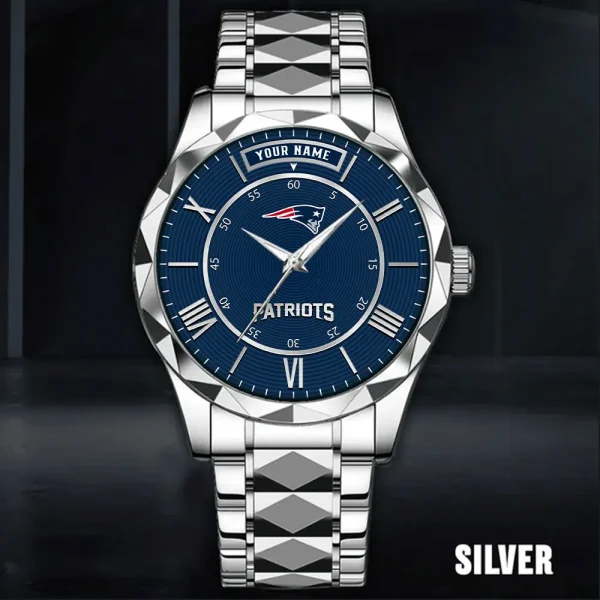 New England Patriots Business Watch For Men Luxury Waterproof Stainless Steel New Design 2025 ANZDMW727 - Image 5