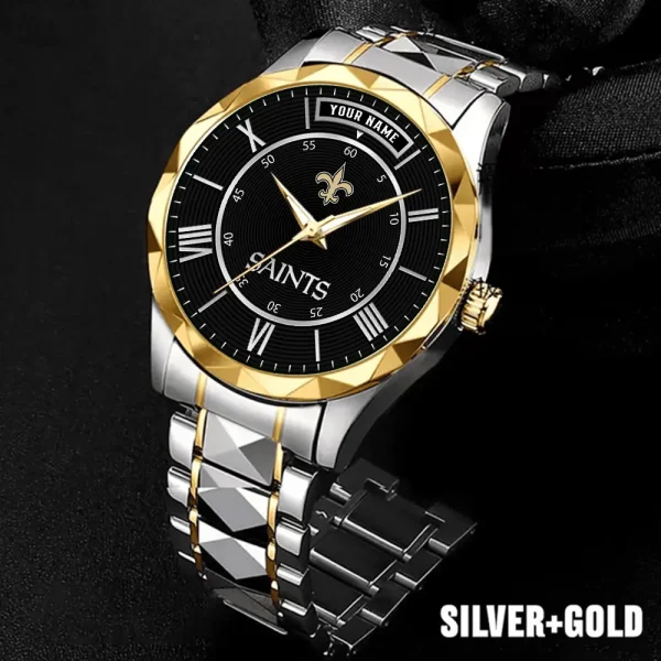 New Orleans Saints Business Watch For Men Luxury Waterproof Stainless Steel New Design 2025 ANZDMW728