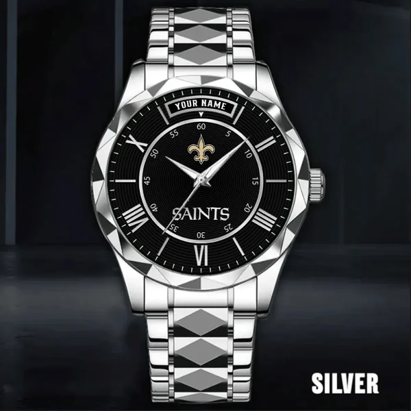 New Orleans Saints Business Watch For Men Luxury Waterproof Stainless Steel New Design 2025 ANZDMW728 - Image 4