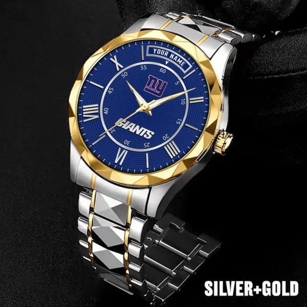 New York Giants Business Watch For Men Luxury Waterproof Stainless Steel New Design 2025 ANZDMW729