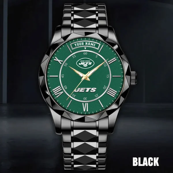 New York Jets Business Watch For Men Luxury Waterproof Stainless Steel New Design 2025 ANZDMW730 - Image 2