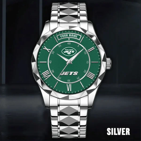 New York Jets Business Watch For Men Luxury Waterproof Stainless Steel New Design 2025 ANZDMW730 - Image 3