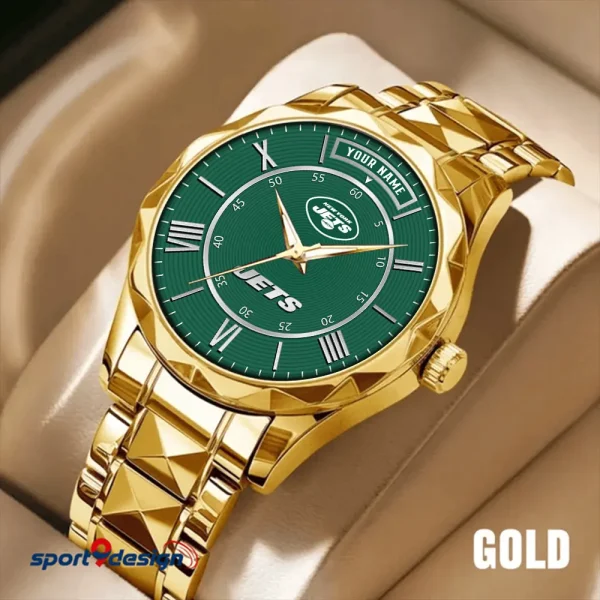 New York Jets Business Watch For Men Luxury Waterproof Stainless Steel New Design 2025 ANZDMW730 - Image 4