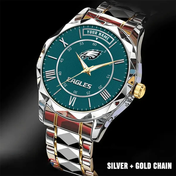 Philadelphia Eagles Business Watch For Men Luxury Waterproof Stainless Steel New Design 2025 ANZDMW731 - Image 4