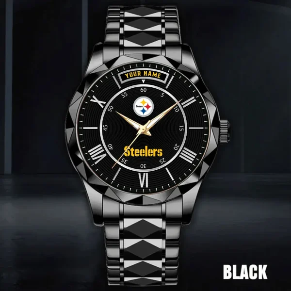 Pittsburgh Steelers Business Watch For Men Luxury Waterproof Stainless Steel New Design 2025 ANZDMW732 - Image 4
