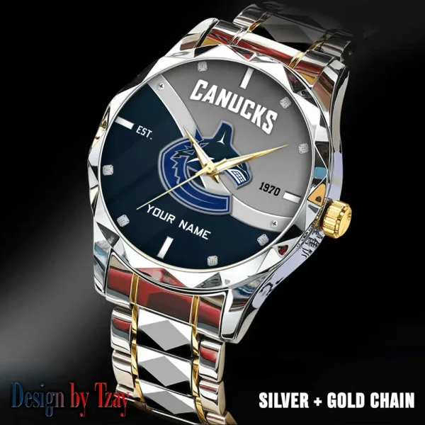 Vancouver Canucks NHL Warterproof Sports Men Watches Top Brand Luxury Clock Style 2025 SPTDMW767 - Image 5