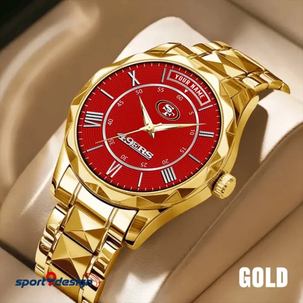 San Francisco 49ers Business Watch For Men Luxury Waterproof Stainless Steel New Design 2025 ANZDMW733 - Image 3