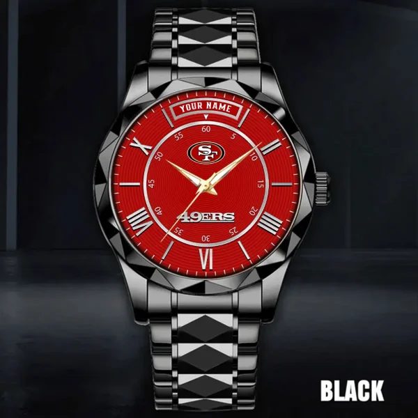 San Francisco 49ers Business Watch For Men Luxury Waterproof Stainless Steel New Design 2025 ANZDMW733 - Image 4