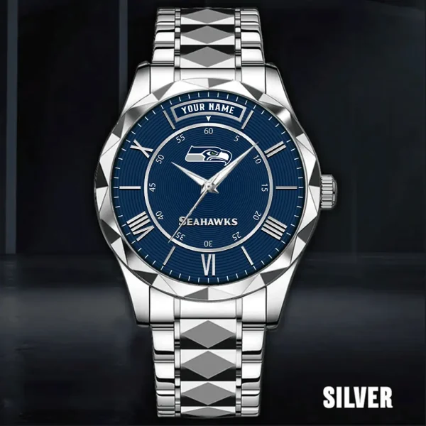Seattle Seahawks Business Watch For Men Luxury Waterproof Stainless Steel New Design 2025 ANZDMW734 - Image 2