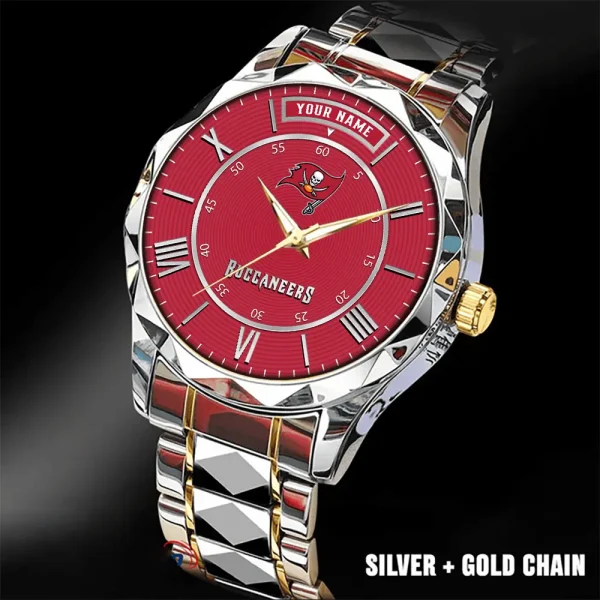 Tampa Bay Buccaneers Business Watch For Men Luxury Waterproof Stainless Steel New Design 2025 ANZDMW735 - Image 2