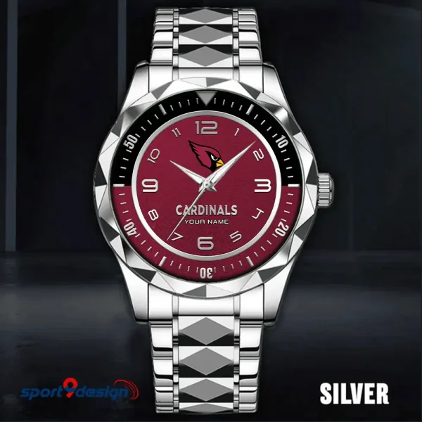 Arizona Cardinals Business Watch For Men Luxury Waterproof Stainless Steel New Design 2025 ANZDMW771 - Image 2