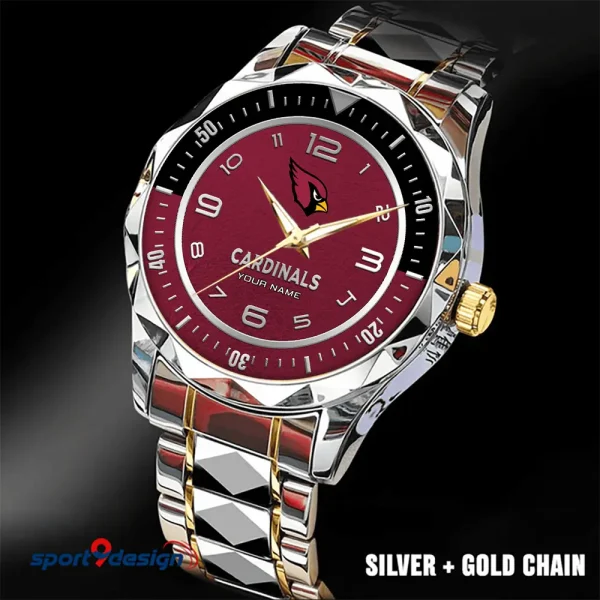 Arizona Cardinals Business Watch For Men Luxury Waterproof Stainless Steel New Design 2025 ANZDMW771 - Image 5
