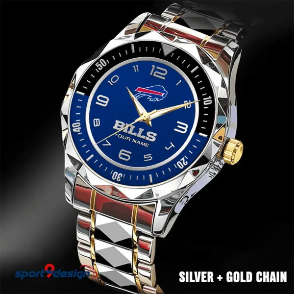 Buffalo Bills Business Watch For Men Luxury Waterproof Stainless Steel New Design 2025 ANZDMW774 - Image 5