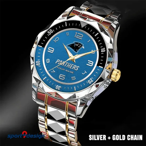Carolina Panthers Business Watch For Men Luxury Waterproof Stainless Steel New Design 2025 ANZDMW775 - Image 5