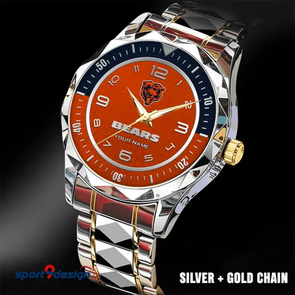Chicago Bears Business Watch For Men Luxury Waterproof Stainless Steel New Design 2025 ANZDMW776 - Image 5