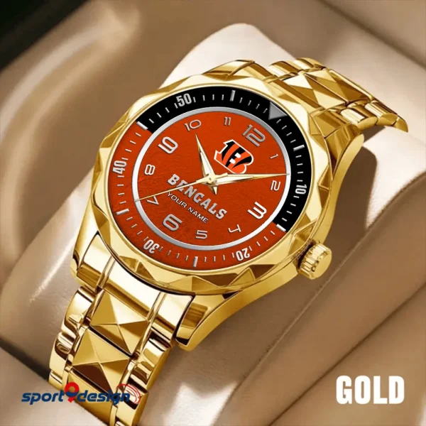 Cincinnati Bengals Business Watch For Men Luxury Waterproof Stainless Steel New Design 2025 ANZDMW777 - Image 5