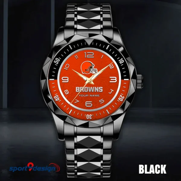Cleveland Browns Business Watch For Men Luxury Waterproof Stainless Steel New Design 2025 ANZDMW778 - Image 3