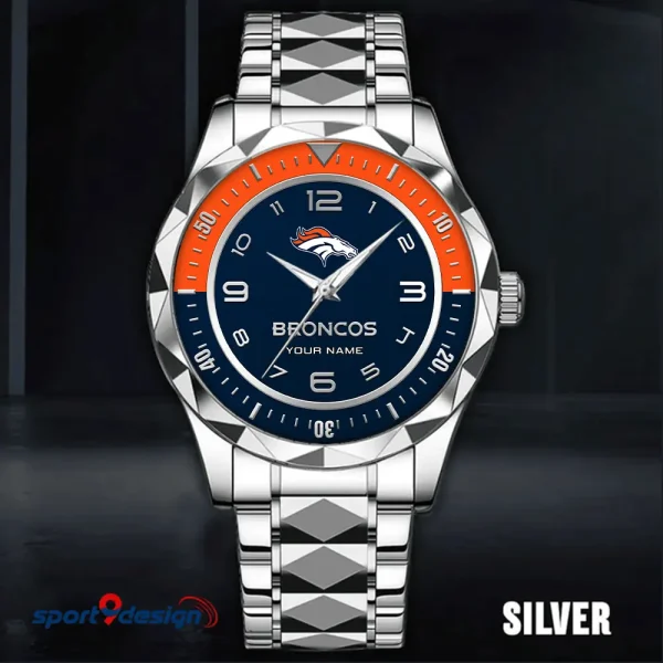 Denver Broncos Business Watch For Men Luxury Waterproof Stainless Steel New Design 2025 ANZDMW780 - Image 2