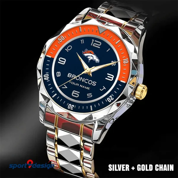 Denver Broncos Business Watch For Men Luxury Waterproof Stainless Steel New Design 2025 ANZDMW780 - Image 5