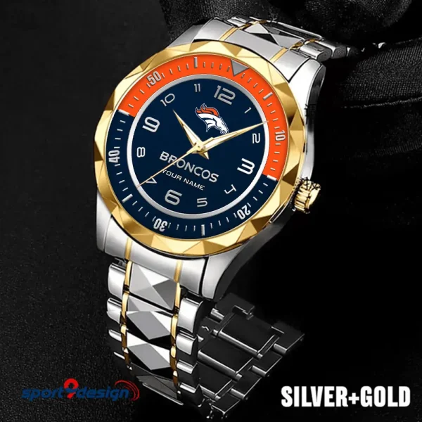 Denver Broncos Business Watch For Men Luxury Waterproof Stainless Steel New Design 2025 ANZDMW780