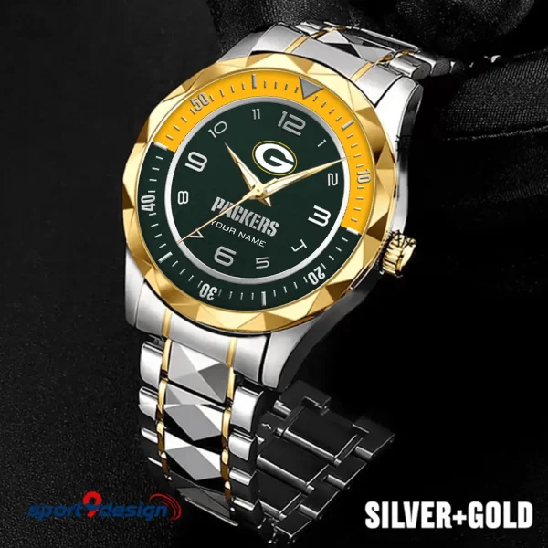 Green Bay Packers Business Watch For Men Luxury Waterproof Stainless Steel New Design 2025 ANZDMW782
