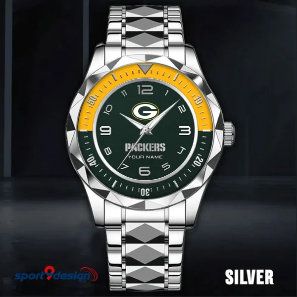 Green Bay Packers Business Watch For Men Luxury Waterproof Stainless Steel New Design 2025 ANZDMW782 - Image 5