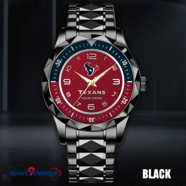 Houston Texans Business Watch For Men Luxury Waterproof Stainless Steel New Design 2025 ANZDMW783 - Image 3