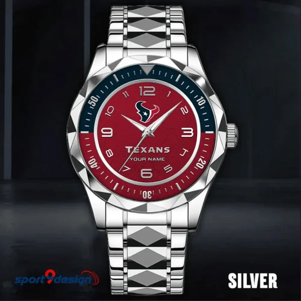 Houston Texans Business Watch For Men Luxury Waterproof Stainless Steel New Design 2025 ANZDMW783 - Image 4