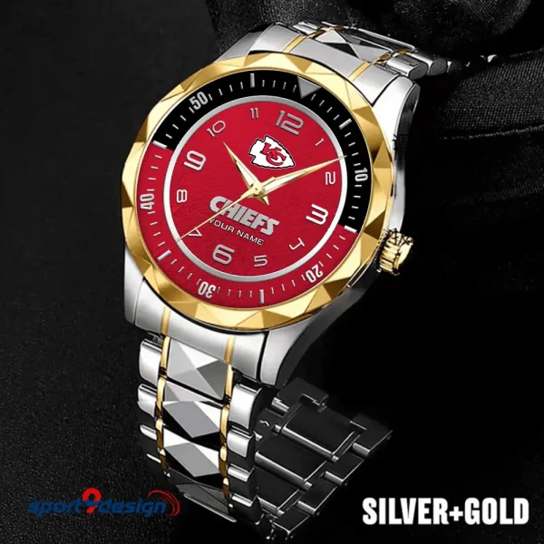 Kansas City Chiefs Business Watch For Men Luxury Waterproof Stainless Steel New Design 2025 ANZDMW786