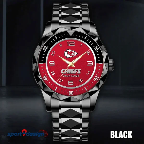 Kansas City Chiefs Business Watch For Men Luxury Waterproof Stainless Steel New Design 2025 ANZDMW786 - Image 2