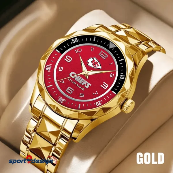 Kansas City Chiefs Business Watch For Men Luxury Waterproof Stainless Steel New Design 2025 ANZDMW786 - Image 3