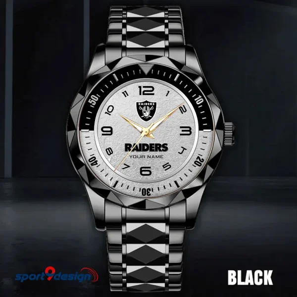 Las Vegas Raiders Business Watch For Men Luxury Waterproof Stainless Steel New Design 2025 ANZDMW787 - Image 3