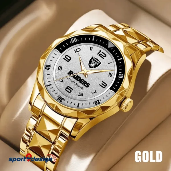 Las Vegas Raiders Business Watch For Men Luxury Waterproof Stainless Steel New Design 2025 ANZDMW787 - Image 4