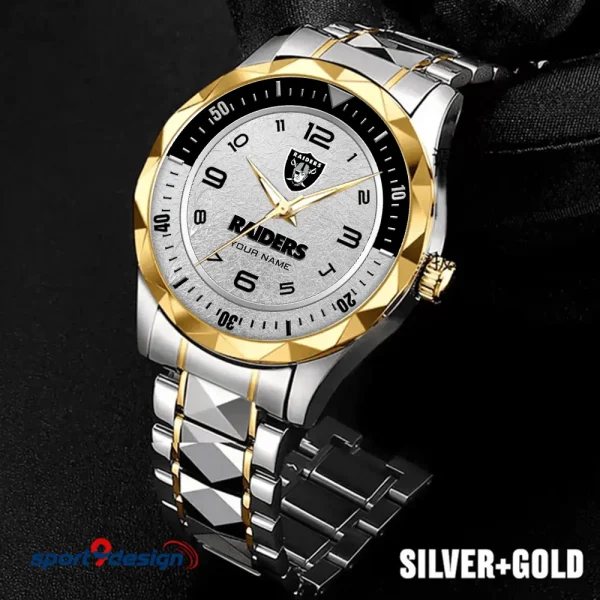 Las Vegas Raiders Business Watch For Men Luxury Waterproof Stainless Steel New Design 2025 ANZDMW787