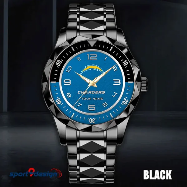 Los Angeles Chargers Business Watch For Men Luxury Waterproof Stainless Steel New Design 2025 ANZDMW788 - Image 2