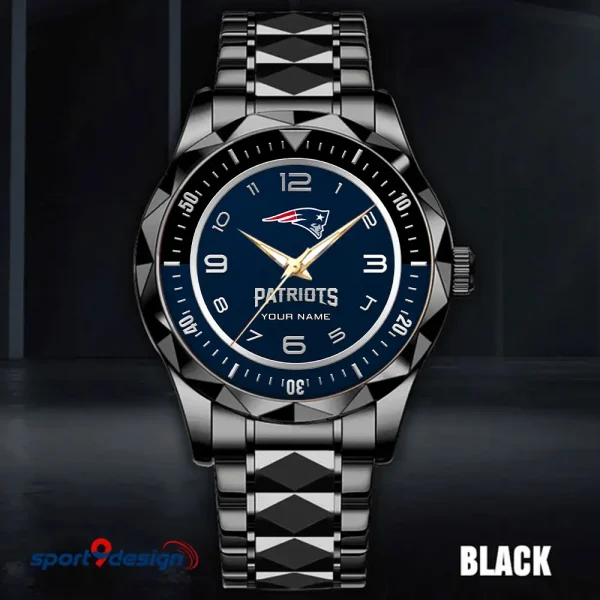 New England Patriots Business Watch For Men Luxury Waterproof Stainless Steel New Design 2025 ANZDMW792 - Image 3