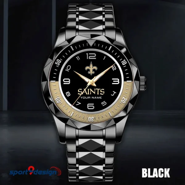 New Orleans Saints Business Watch For Men Luxury Waterproof Stainless Steel New Design 2025 ANZDMW793 - Image 3