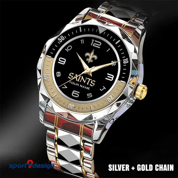 New Orleans Saints Business Watch For Men Luxury Waterproof Stainless Steel New Design 2025 ANZDMW793 - Image 5
