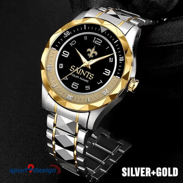 New Orleans Saints Business Watch For Men Luxury Waterproof Stainless Steel New Design 2025 ANZDMW793
