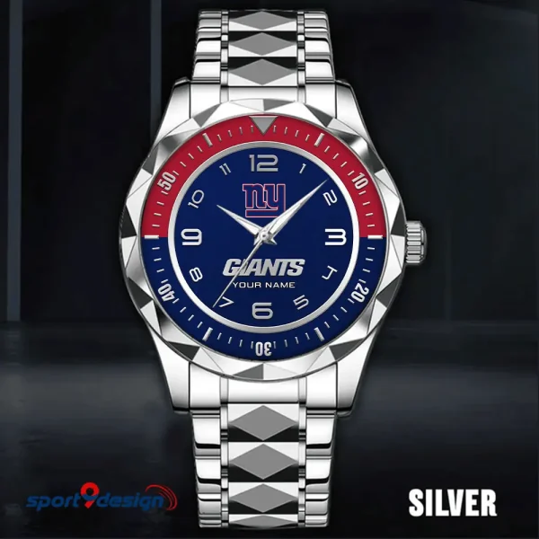 New York Giants Business Watch For Men Luxury Waterproof Stainless Steel New Design 2025 ANZDMW794 - Image 2