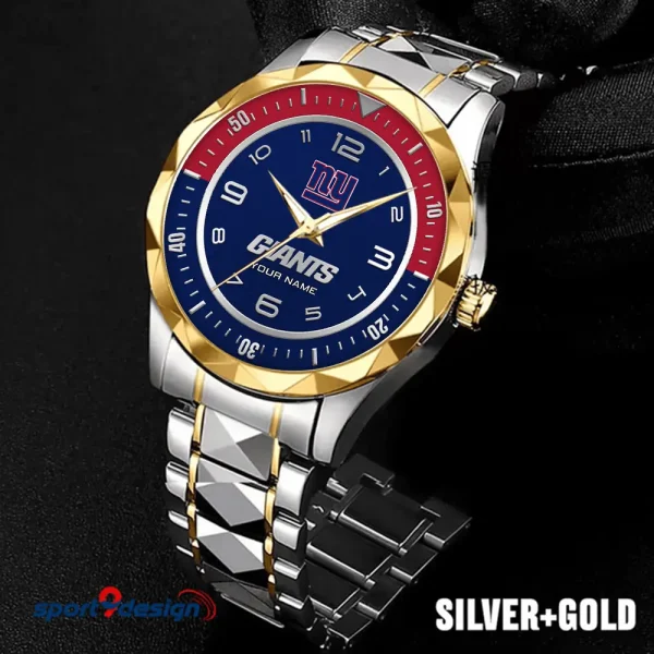 New York Giants Business Watch For Men Luxury Waterproof Stainless Steel New Design 2025 ANZDMW794