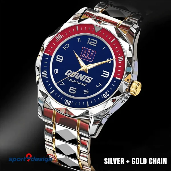 New York Giants Business Watch For Men Luxury Waterproof Stainless Steel New Design 2025 ANZDMW794 - Image 5