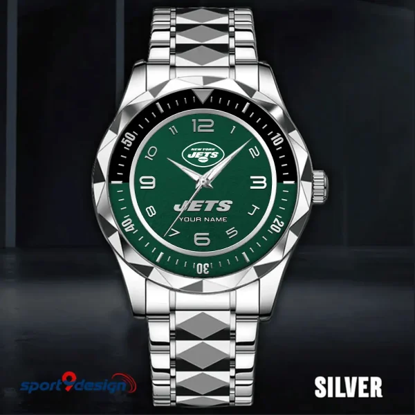 New York Jets Business Watch For Men Luxury Waterproof Stainless Steel New Design 2025 ANZDMW795 - Image 2