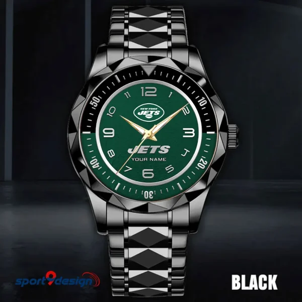 New York Jets Business Watch For Men Luxury Waterproof Stainless Steel New Design 2025 ANZDMW795 - Image 3