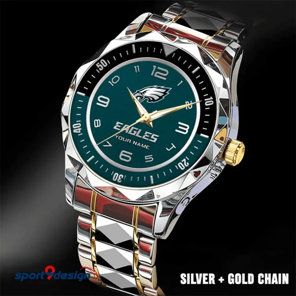 Philadelphia Eagles Business Watch For Men Luxury Waterproof Stainless Steel New Design 2025 ANZDMW796 - Image 4