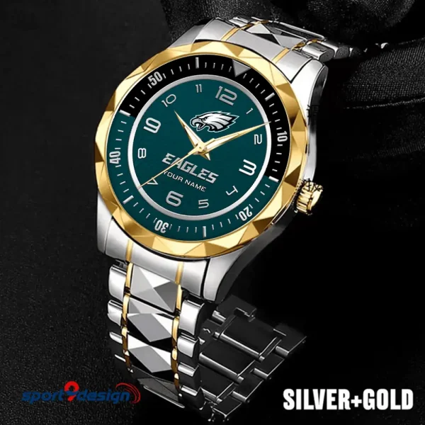 Philadelphia Eagles Business Watch For Men Luxury Waterproof Stainless Steel New Design 2025 ANZDMW796