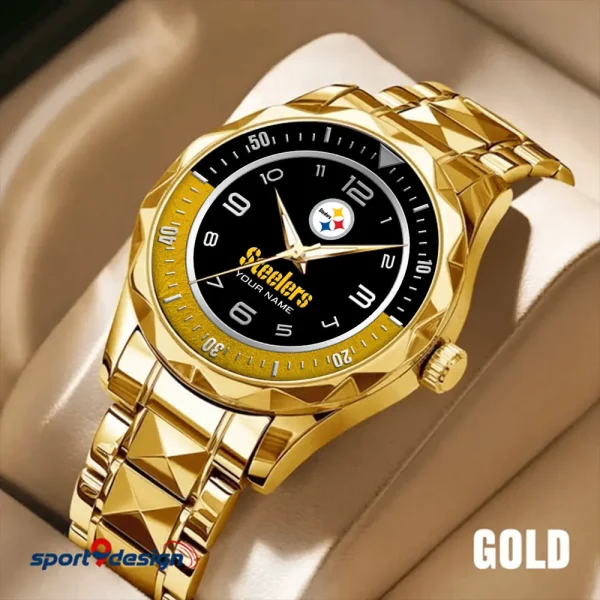 Pittsburgh Steelers Business Watch For Men Luxury Waterproof Stainless Steel New Design 2025 ANZDMW797 - Image 3