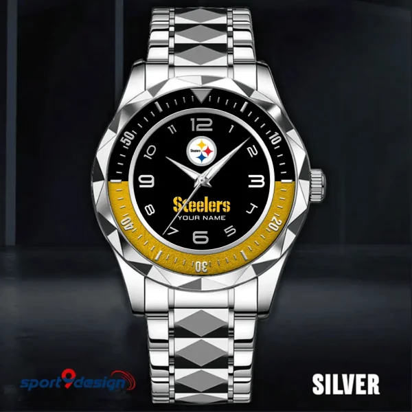 Pittsburgh Steelers Business Watch For Men Luxury Waterproof Stainless Steel New Design 2025 ANZDMW797 - Image 5
