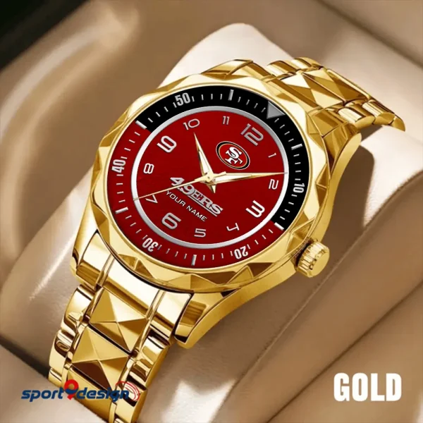 San Francisco 49ers Business Watch For Men Luxury Waterproof Stainless Steel New Design 2025 ANZDMW798 - Image 3