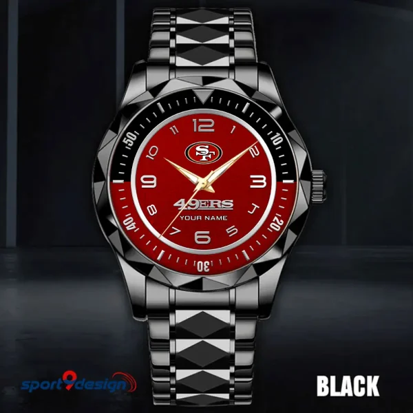 San Francisco 49ers Business Watch For Men Luxury Waterproof Stainless Steel New Design 2025 ANZDMW798 - Image 4